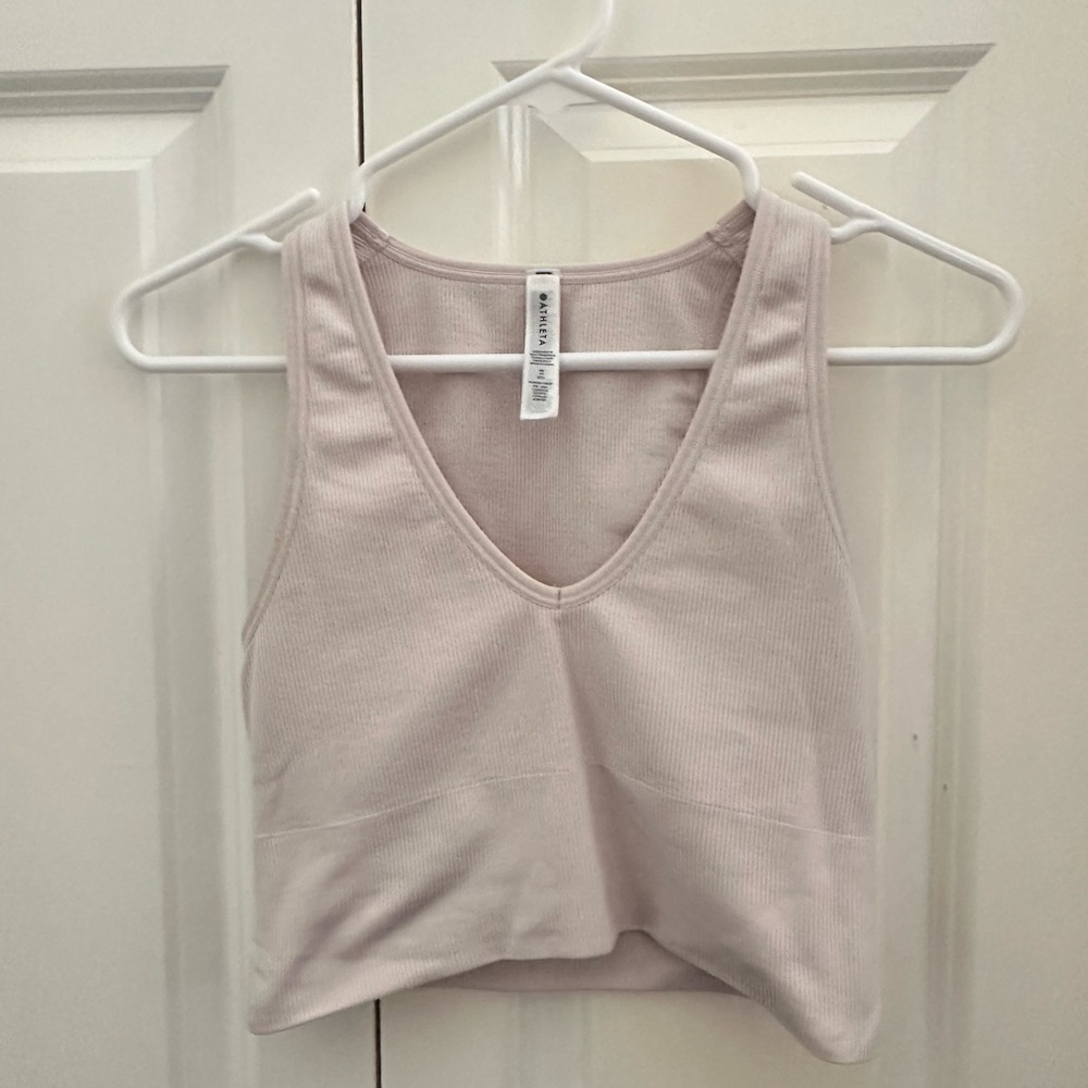 Athleta white tank